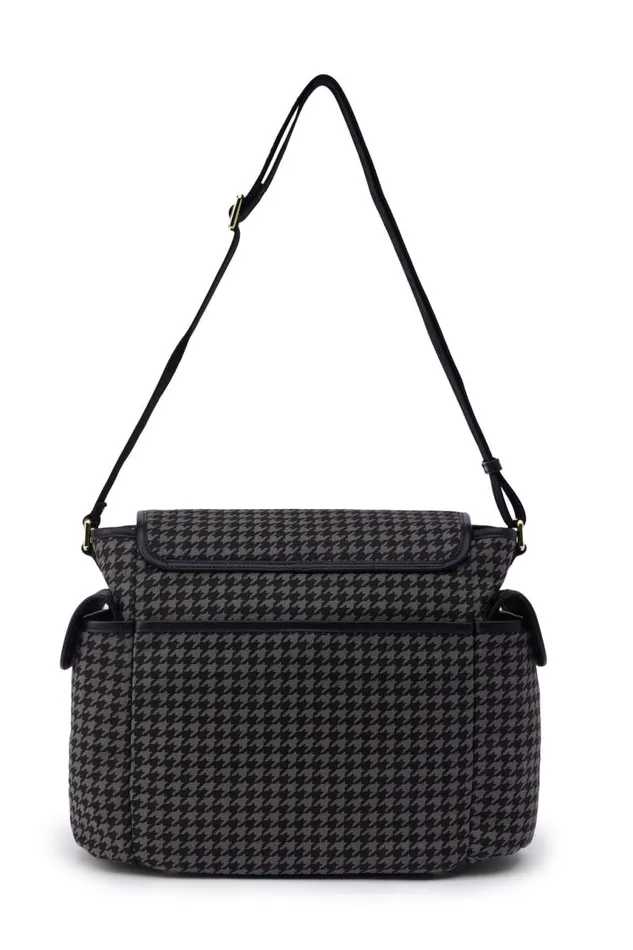 WomenLittle Bags Holland Cooper Hudson Changing Bag Grey Houndstooth