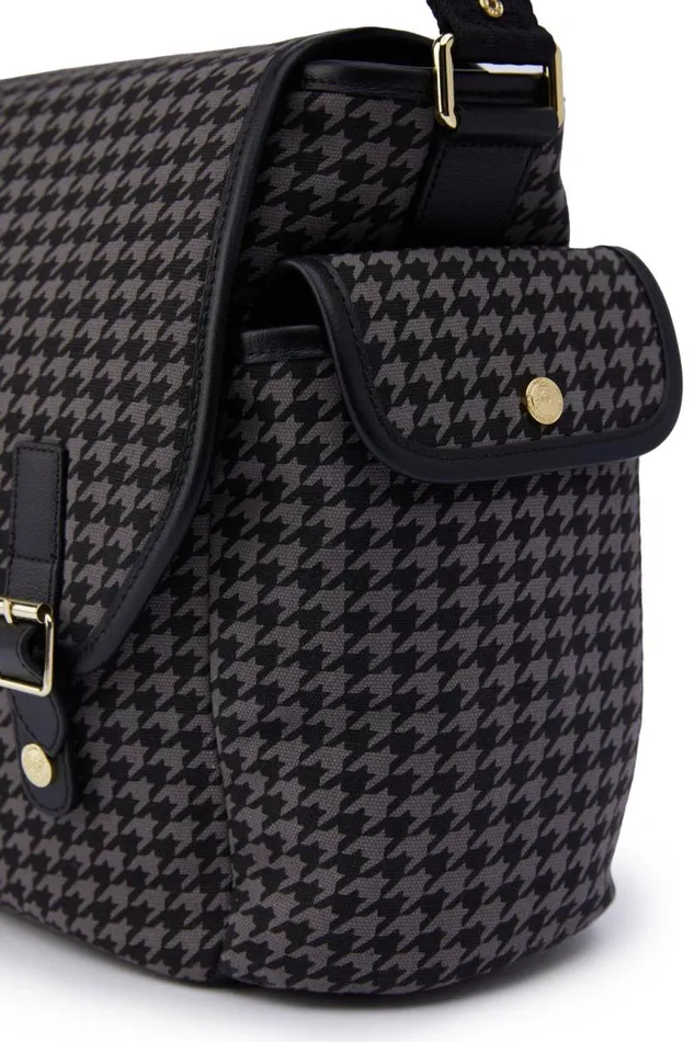 WomenLittle Bags Holland Cooper Hudson Changing Bag Grey Houndstooth