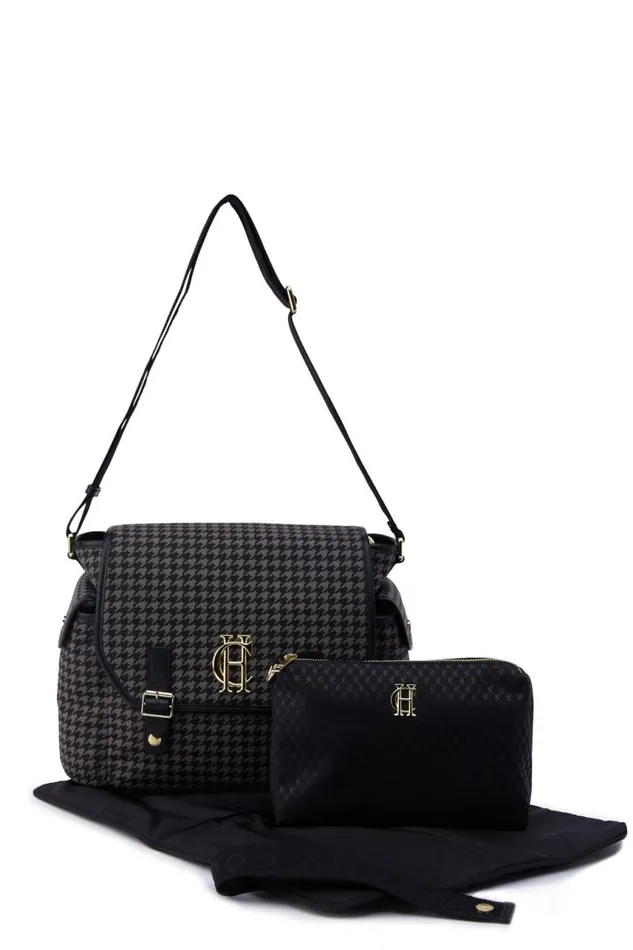 WomenLittle Bags Holland Cooper Hudson Changing Bag Grey Houndstooth