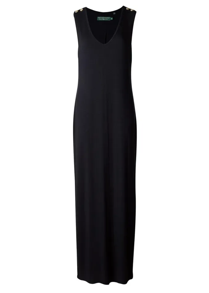 WomenLittle Dresses Holland Cooper Jersey VNeck Dress Black WomenLittle Dresses Holland Cooper Jersey VNeck Dress Black