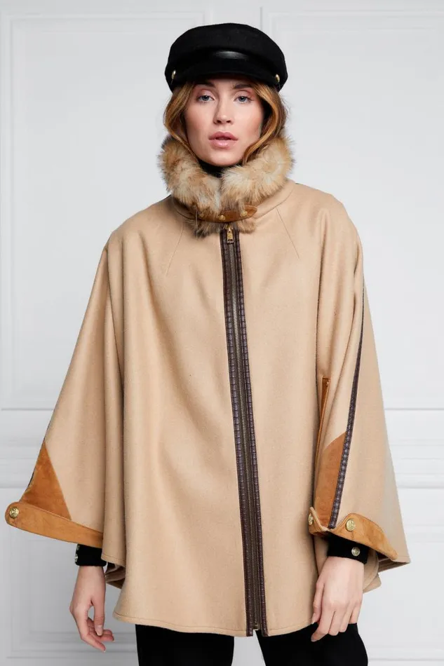 WomenLittle In Stock Tailoring Holland Cooper Chiltern Cape Camel