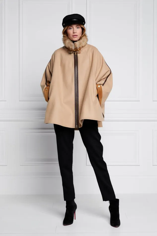 WomenLittle In Stock Tailoring Holland Cooper Chiltern Cape Camel