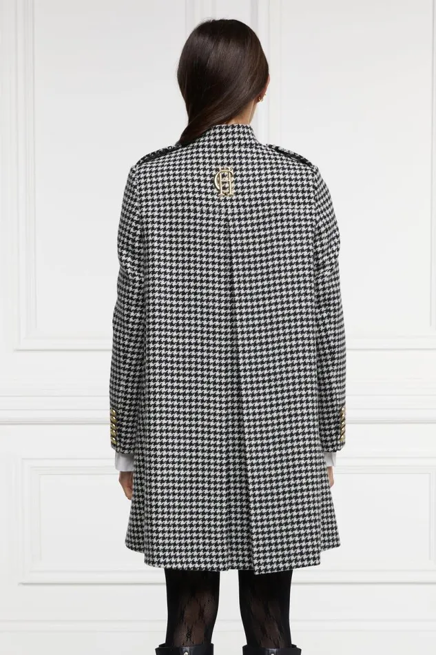 WomenLittle In Stock Tailoring Holland Cooper Highbury Cape Coat Houndstooth