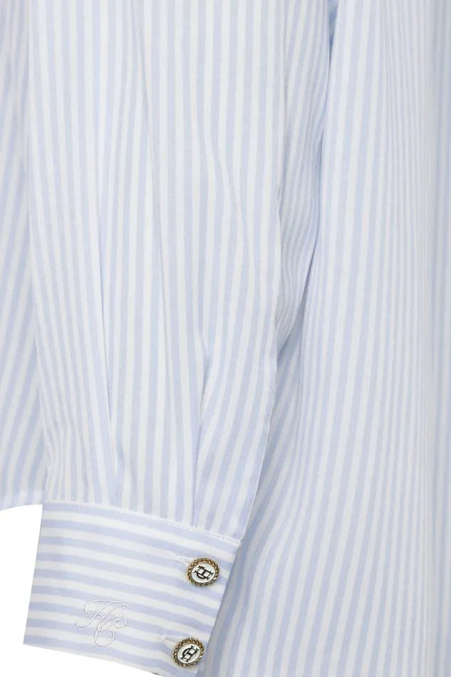 WomenLittle Shirts and Blouses Holland Cooper Cameron Shirt Sky Stripe WomenLittle Shirts and Blouses Holland Cooper Cameron Shirt Sky Stripe