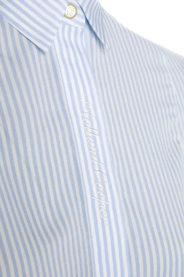 WomenLittle Shirts and Blouses Holland Cooper Cameron Shirt Sky Stripe WomenLittle Shirts and Blouses Holland Cooper Cameron Shirt Sky Stripe