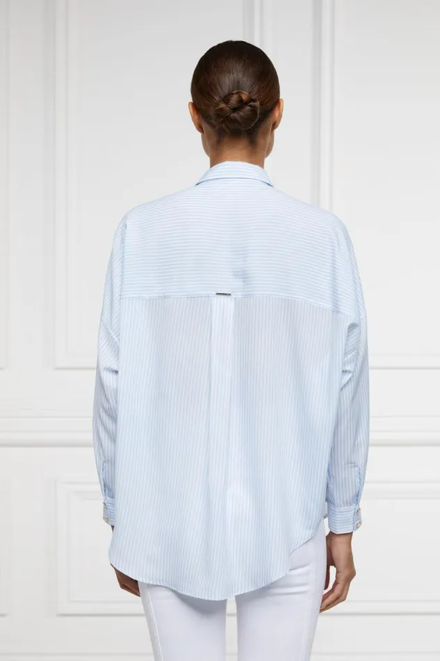 WomenLittle Shirts and Blouses Holland Cooper Cameron Shirt Sky Stripe WomenLittle Shirts and Blouses Holland Cooper Cameron Shirt Sky Stripe