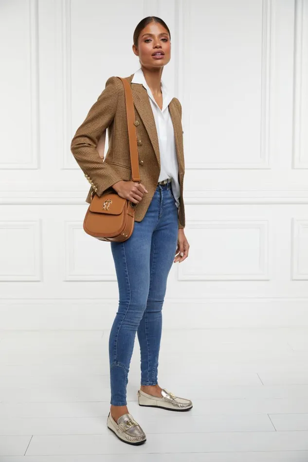 Women Loafers Holland Cooper The Driving Loafer Gold Women Loafers Holland Cooper The Driving Loafer Gold