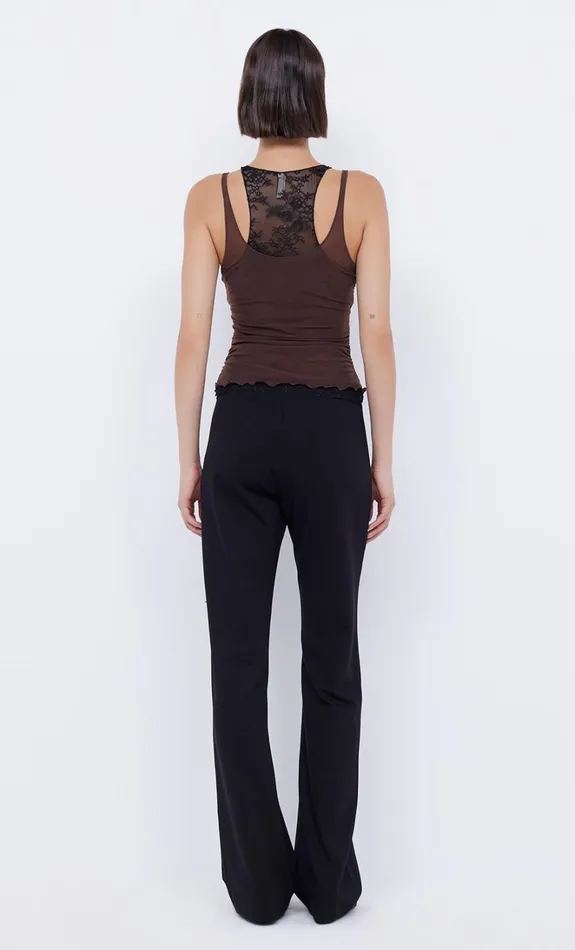 Women LOANI LAYERED CAMI 8211 CHOCBLACK Bec Bridge Sleeveless