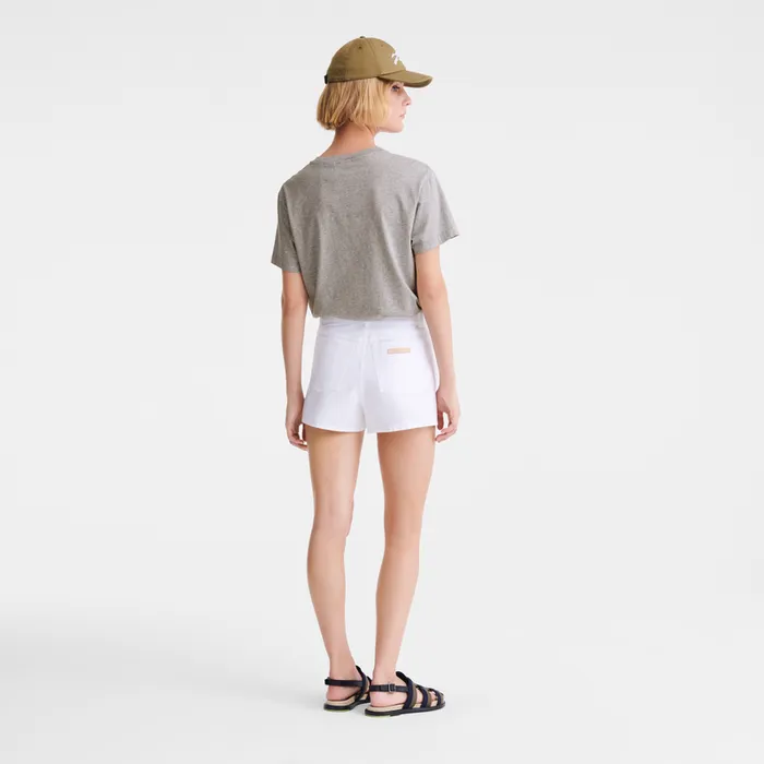 Women Longchamp Tshirt Grey Tops and Blouses Women Longchamp Tshirt Grey Tops and Blouses