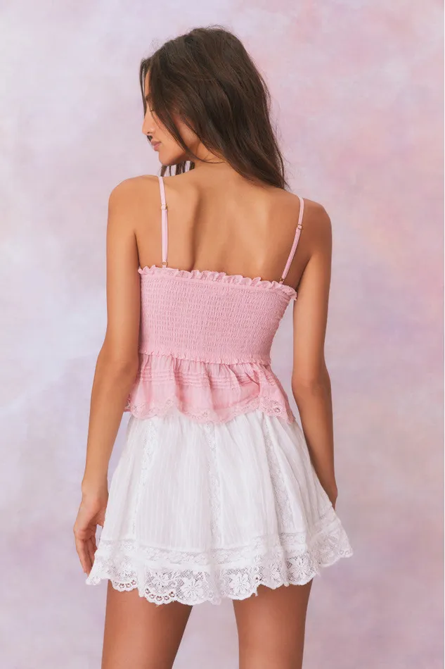 Women LoveShackFancy Skirts Matera Skirt True White