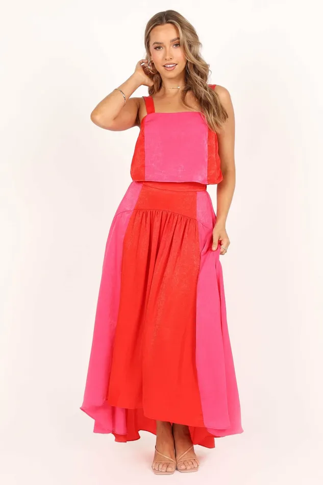 Women Lula Set RedPink Matching Sets Petal and Pup