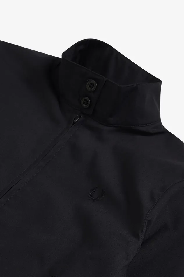 Women Made In EnglandHarrington Jacket Blackchampagne Fred Perry Coats and Jackets
