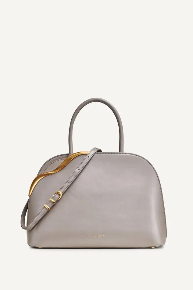 Women MALVERNE SATCHEL Grey Donna Karan New York Crossbodies And Satchels