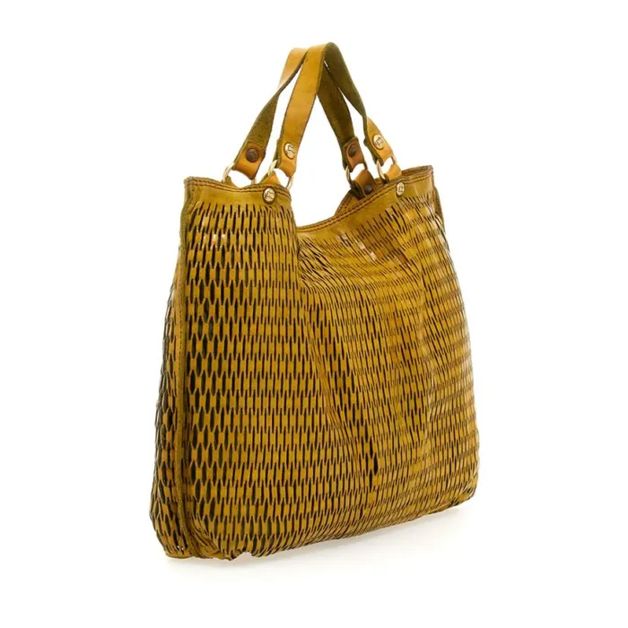 Women Mangrovia Yellow Campomaggi ShoppersTote Bags Women Mangrovia Yellow Campomaggi ShoppersTote Bags