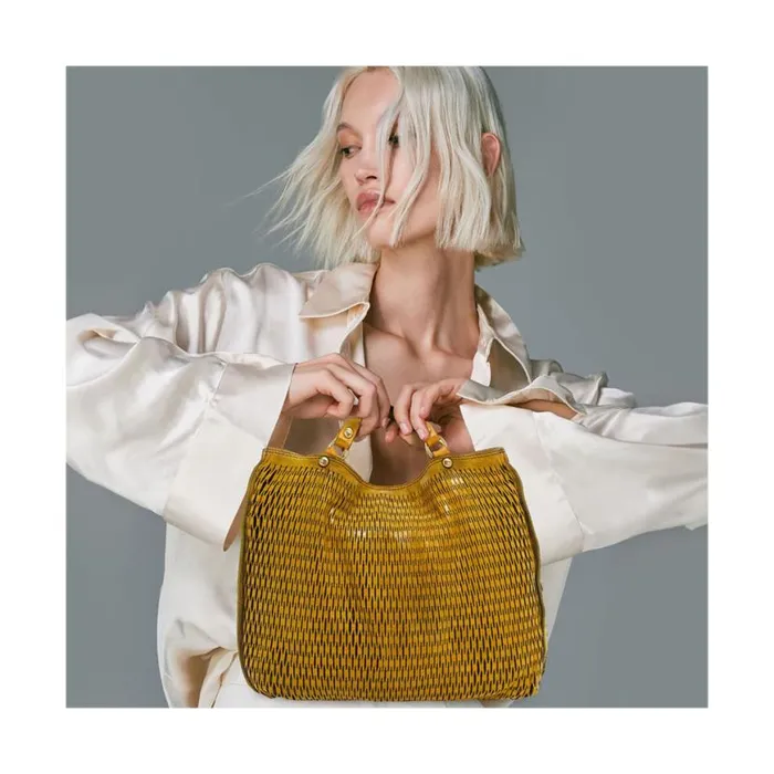 Women Mangrovia Yellow Campomaggi ShoppersTote Bags Women Mangrovia Yellow Campomaggi ShoppersTote Bags