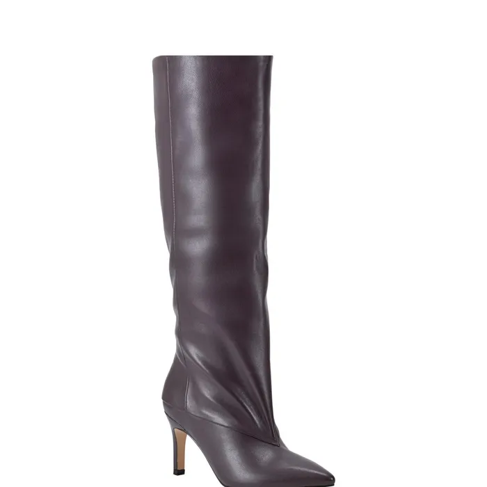 Women Marc Fisher Boots Gentle Dress Boot Dark Red Leather