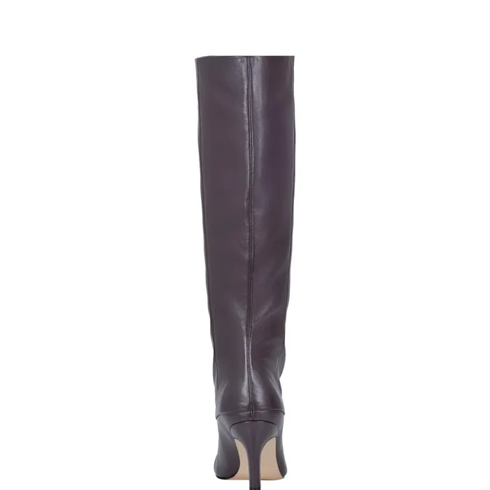 Women Marc Fisher Boots Gentle Dress Boot Dark Red Leather