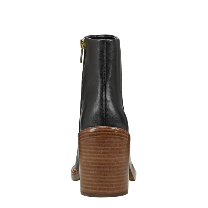 Women Marc Fisher Casual Boots Haleena Round Toe Bootie Black