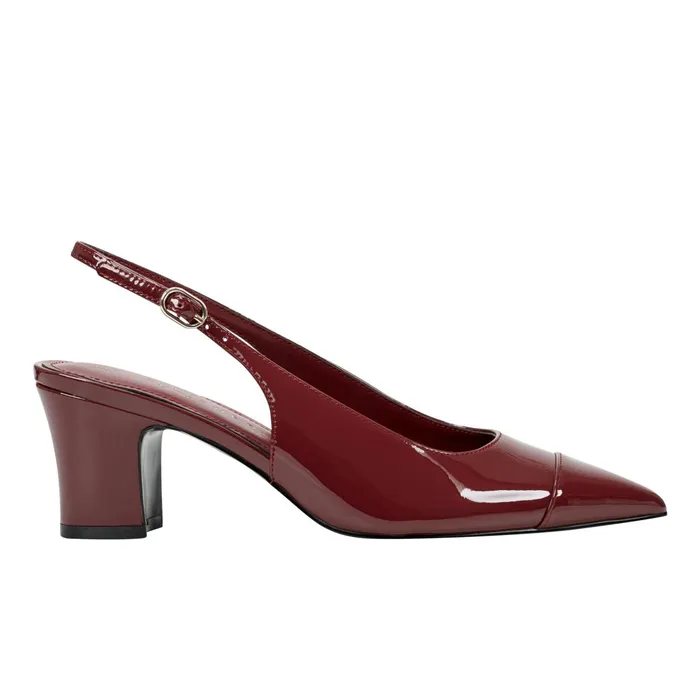 Women Marc Fisher Heels and Pumps Blakeley Slingback Pump Red Patent Leather