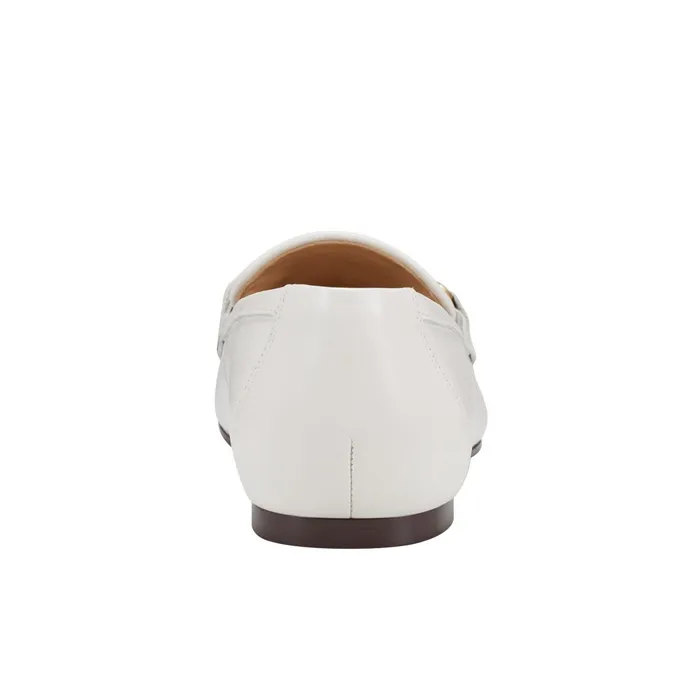 Women Marc Fisher Loafers and Flats Bleek Loafer Ivory Leather