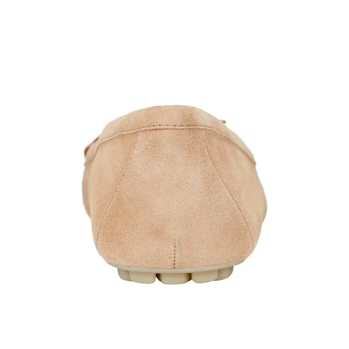 Women Marc Fisher Loafers and Flats Layney Casual Tassle Loafer Natural Suede
