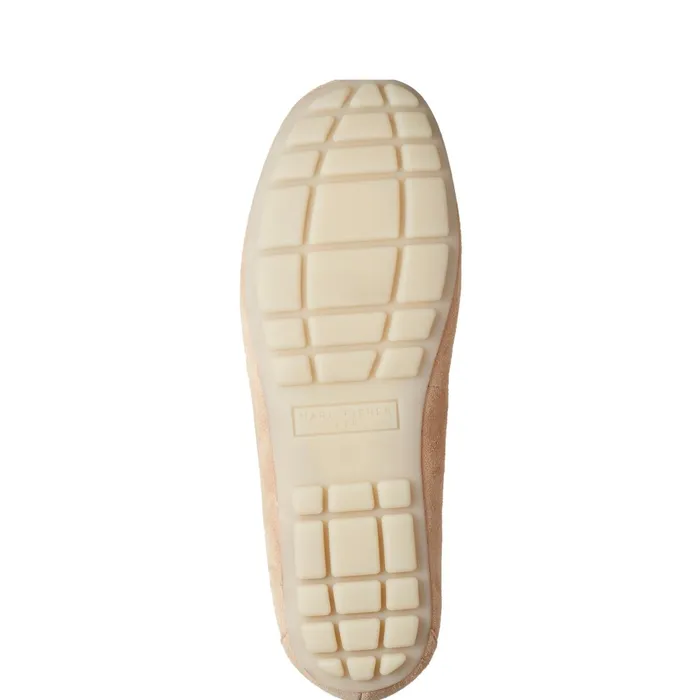 Women Marc Fisher Loafers and Flats Layney Casual Tassle Loafer Natural Suede