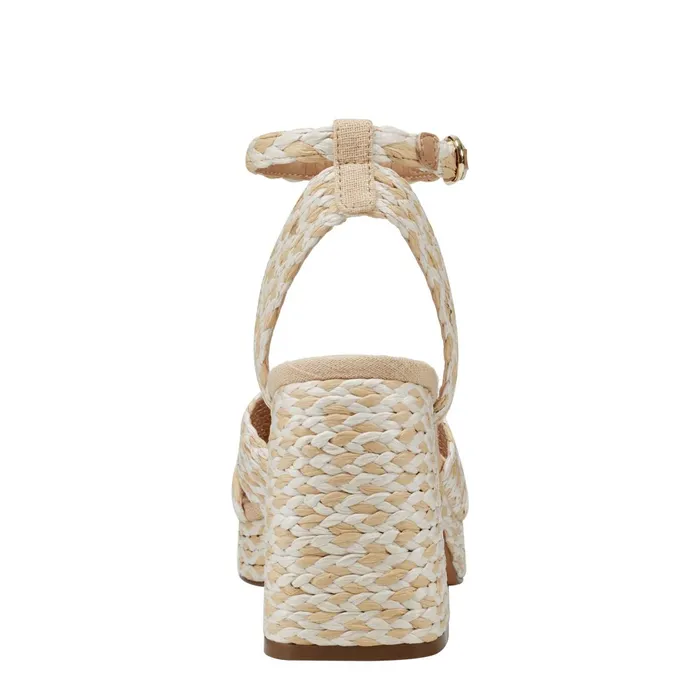 Women Marc Fisher Sandals Janie Platform Sandal Light Natural