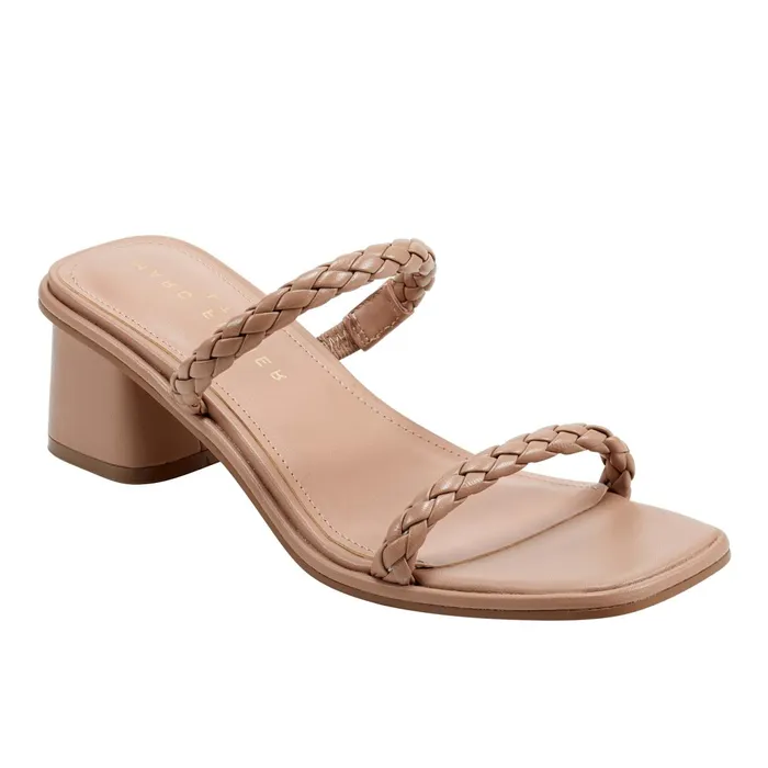 Women Marc Fisher Sandals Thoral Block Heel Sandal Light Natural