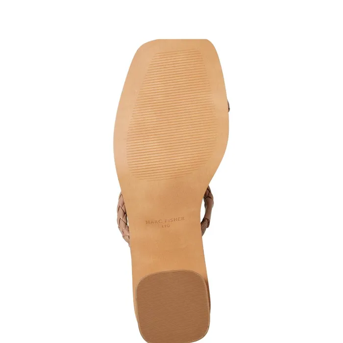 Women Marc Fisher Sandals Thoral Block Heel Sandal Light Natural
