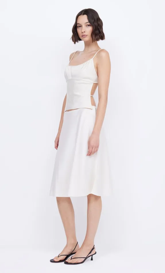 Women MARI LOU GATHERED CAMI 8211 CREAM Bec Bridge Cropped