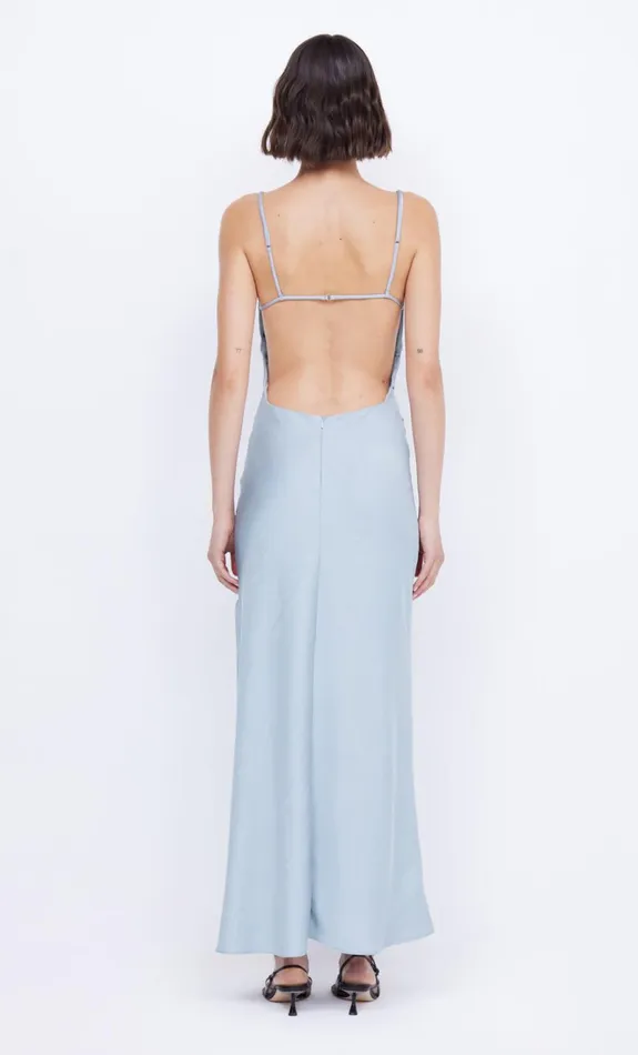 Women MARI LOU GATHERED MAXI DRESS 8211 DOVE BLUE Bec Bridge Wedding Guest