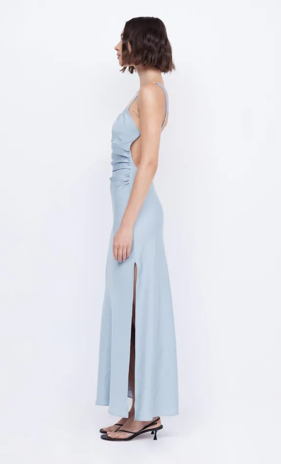 Women MARI LOU GATHERED MAXI DRESS 8211 DOVE BLUE Bec Bridge Wedding Guest