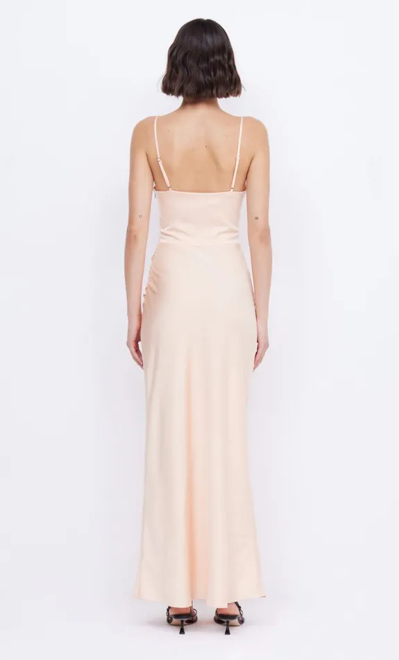 Women MARI LOU KNOT DRESS 8211 PEACH Bec Bridge Wedding Guest