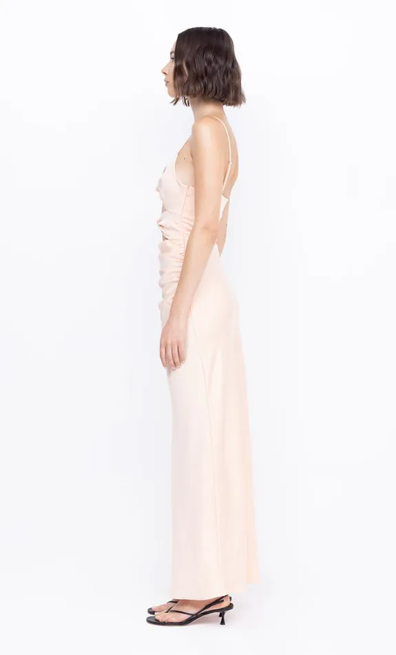 Women MARI LOU KNOT DRESS 8211 PEACH Bec Bridge Wedding Guest