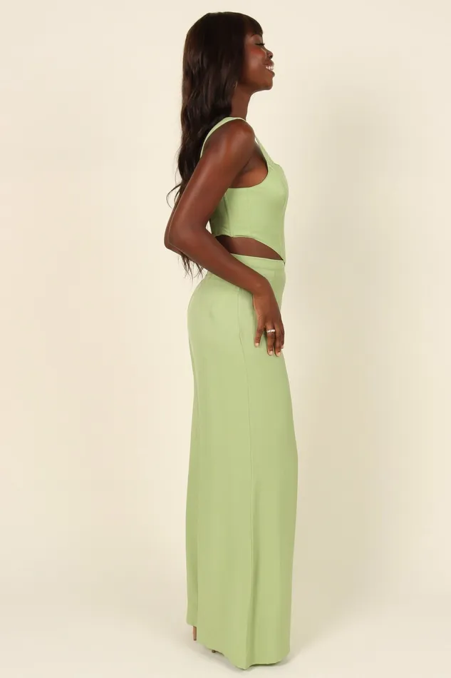 Women Matching Sets Petal and Pup Seville Pant Green