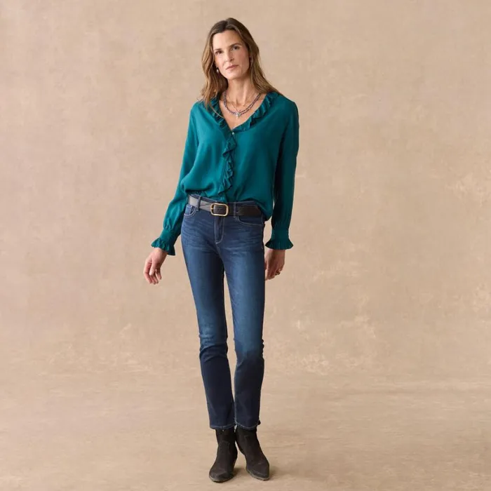 Women Mayfair Blouse Teal Sundance Catalog Tops Women Mayfair Blouse Teal Sundance Catalog Tops