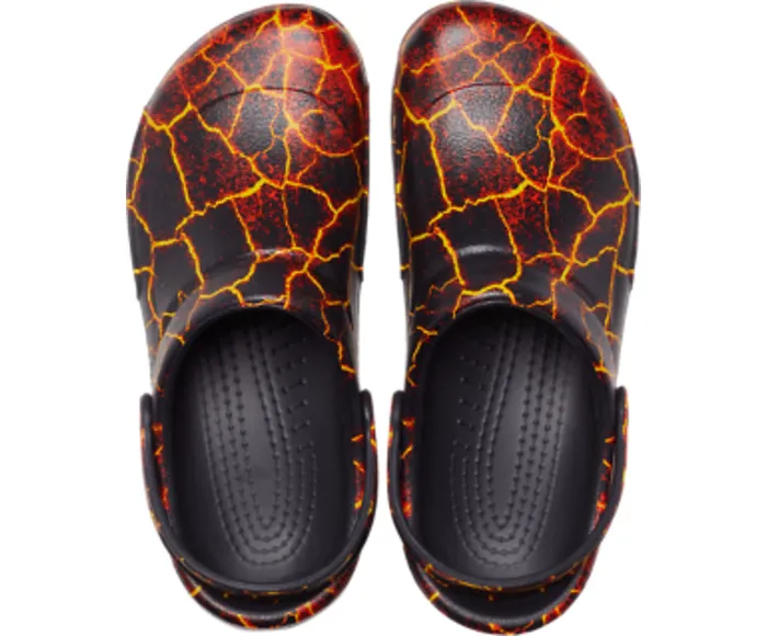 WomenMen Bistro Graphic Clog Black Flame Clogs Crocs