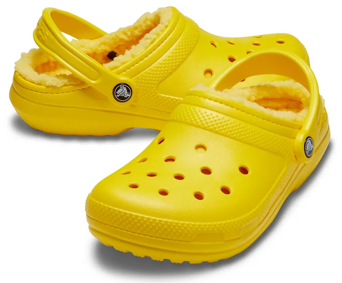 WomenMen Classic Lined Clog Lemon Lemon Clogs Crocs