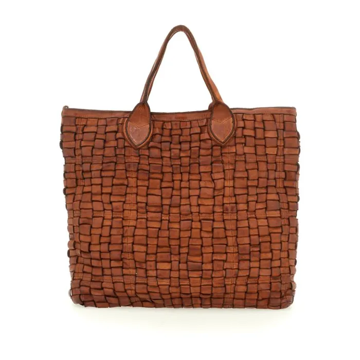 WomenMen Edera Cognac Campomaggi ShoppersTote Bags