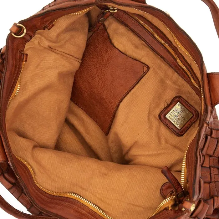 WomenMen Edera Cognac Campomaggi ShoppersTote Bags WomenMen Edera Cognac Campomaggi ShoppersTote Bags