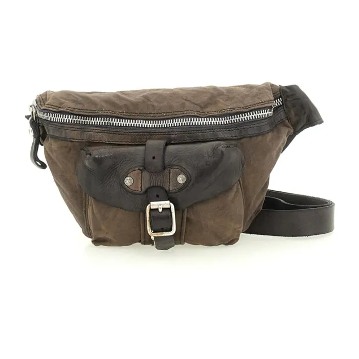 WomenMen Saturno Grey Campomaggi Belt Bags