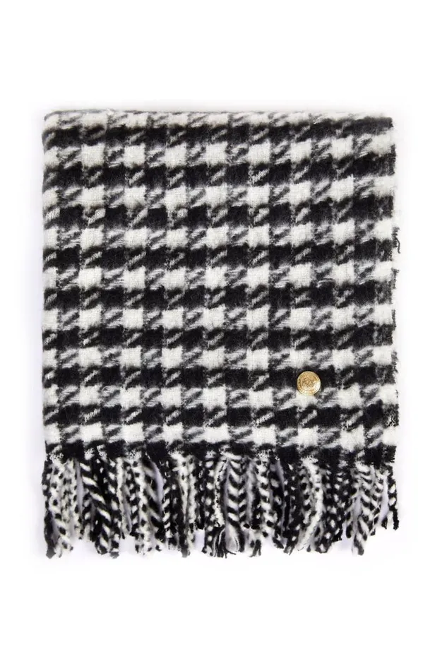 WomenMen Scarves Holland Cooper HC Chelsea Scarf Houndstooth