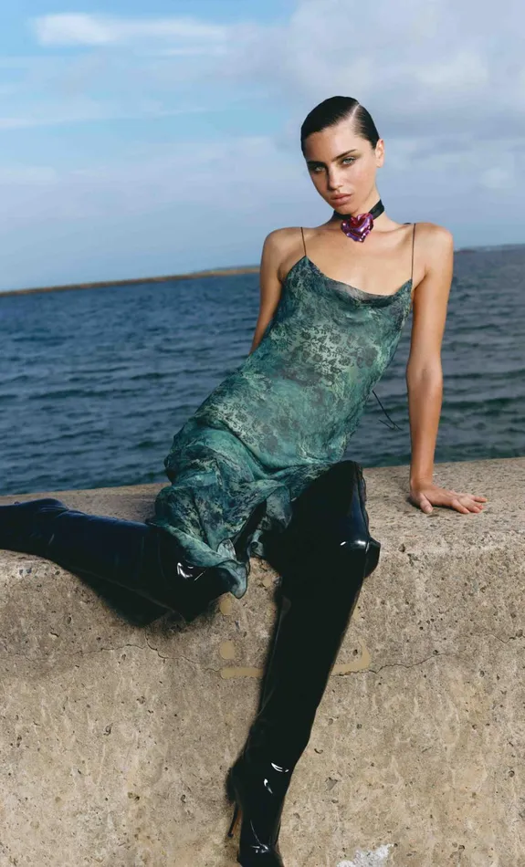 Women MERISOL SLIP DRESS 8211 NOUVEAU BLEUE Bec Bridge Wedding Guest