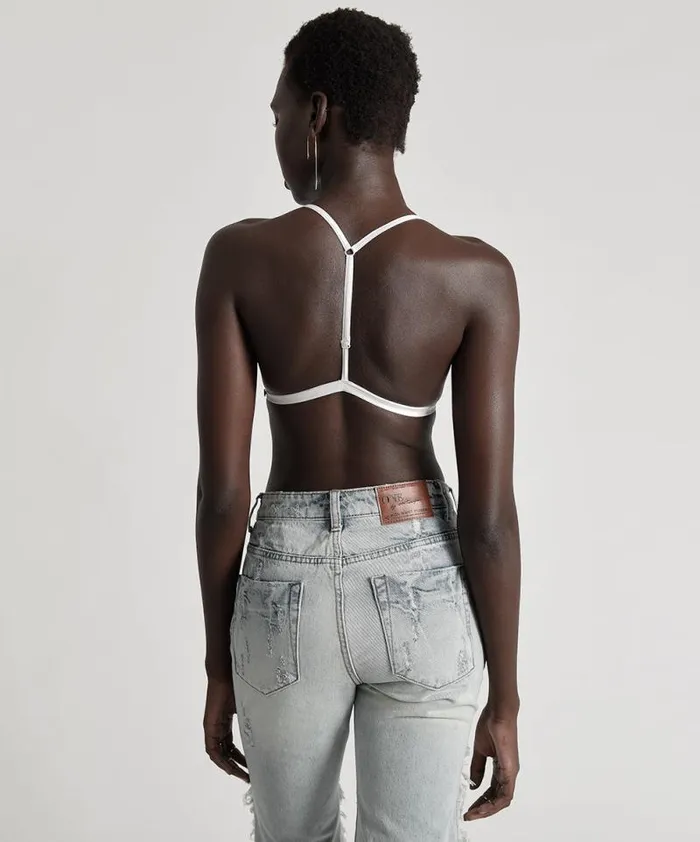 Women MESH TEMPEST BRALETTE WHITE One Teaspoon Intimates Women MESH TEMPEST BRALETTE WHITE One Teaspoon Intimates