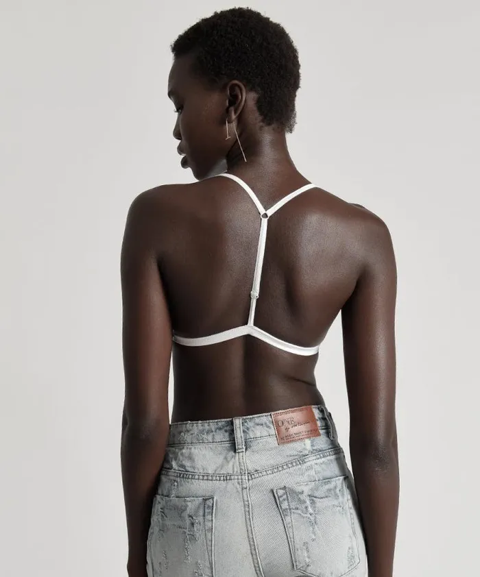 Women MESH TEMPEST BRALETTE WHITE One Teaspoon Intimates Women MESH TEMPEST BRALETTE WHITE One Teaspoon Intimates