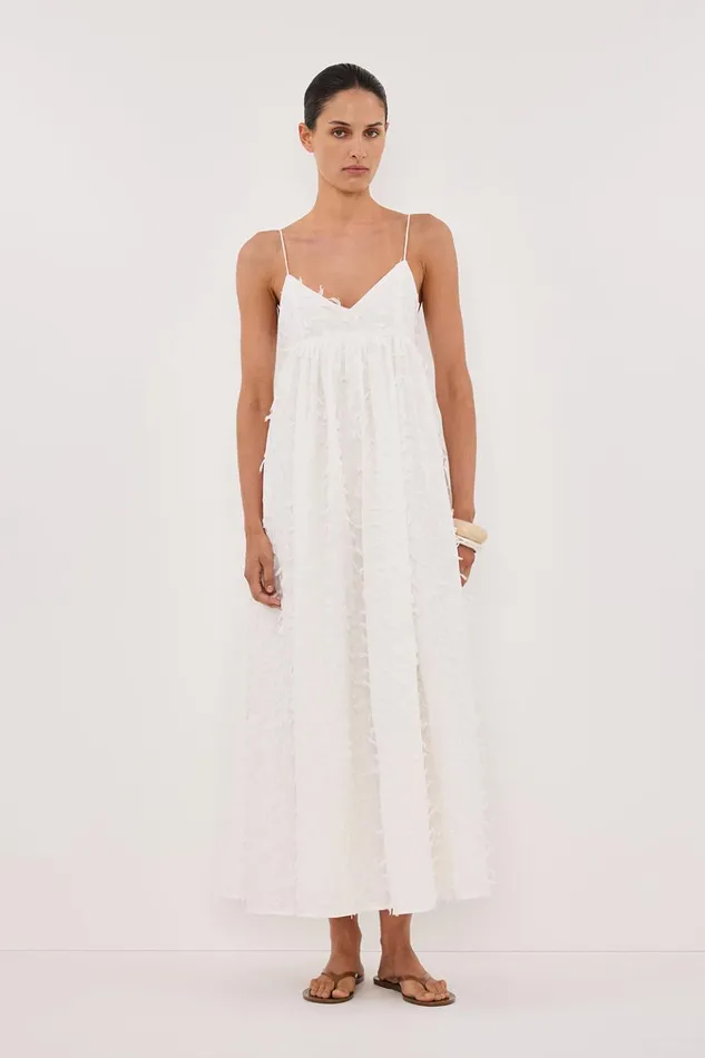 Women Midi Dresses DISSH PALOMA WHITE BABYDOLL DRESS