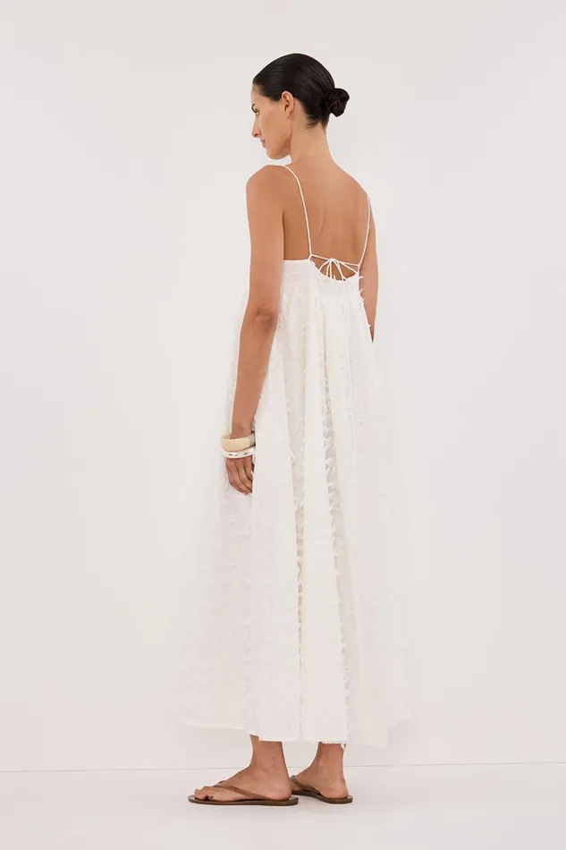 Women Midi Dresses DISSH PALOMA WHITE BABYDOLL DRESS