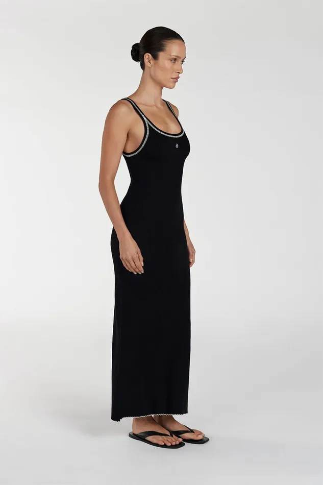 Women Midi Dresses DISSH SIGNATURE CONTRAST SCOOP MIDI DRESS