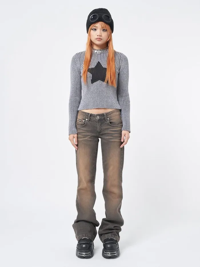 Women Minga London Bottoms Jen Overdye Flare Jeans