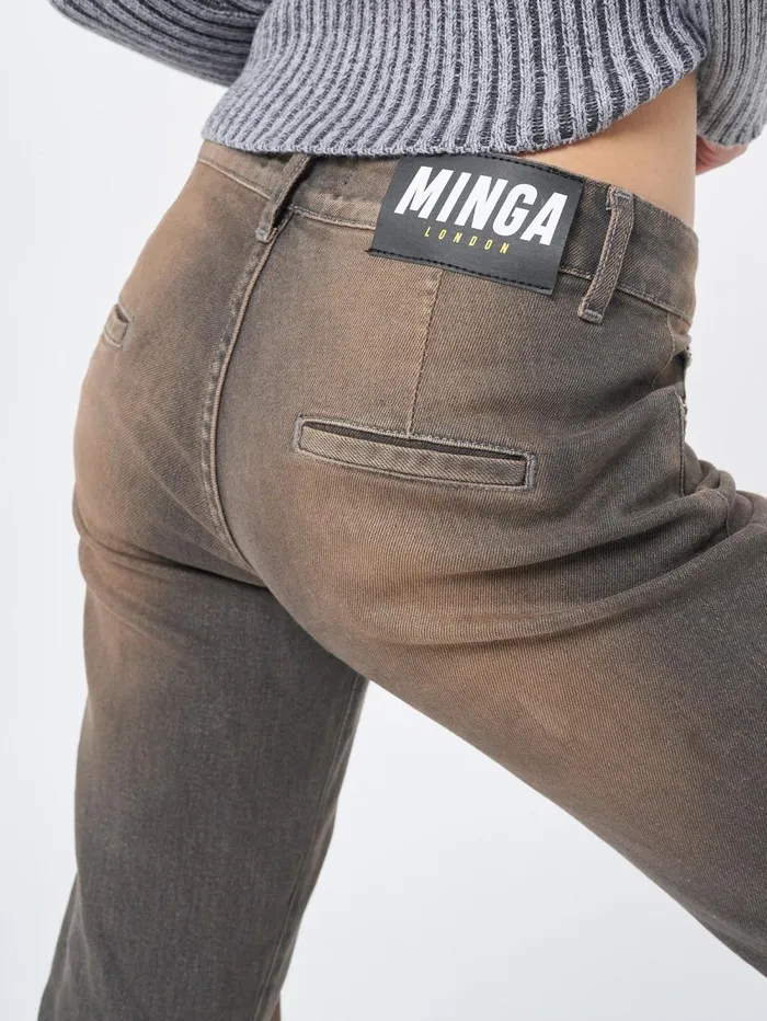 Women Minga London Bottoms Jen Overdye Flare Jeans